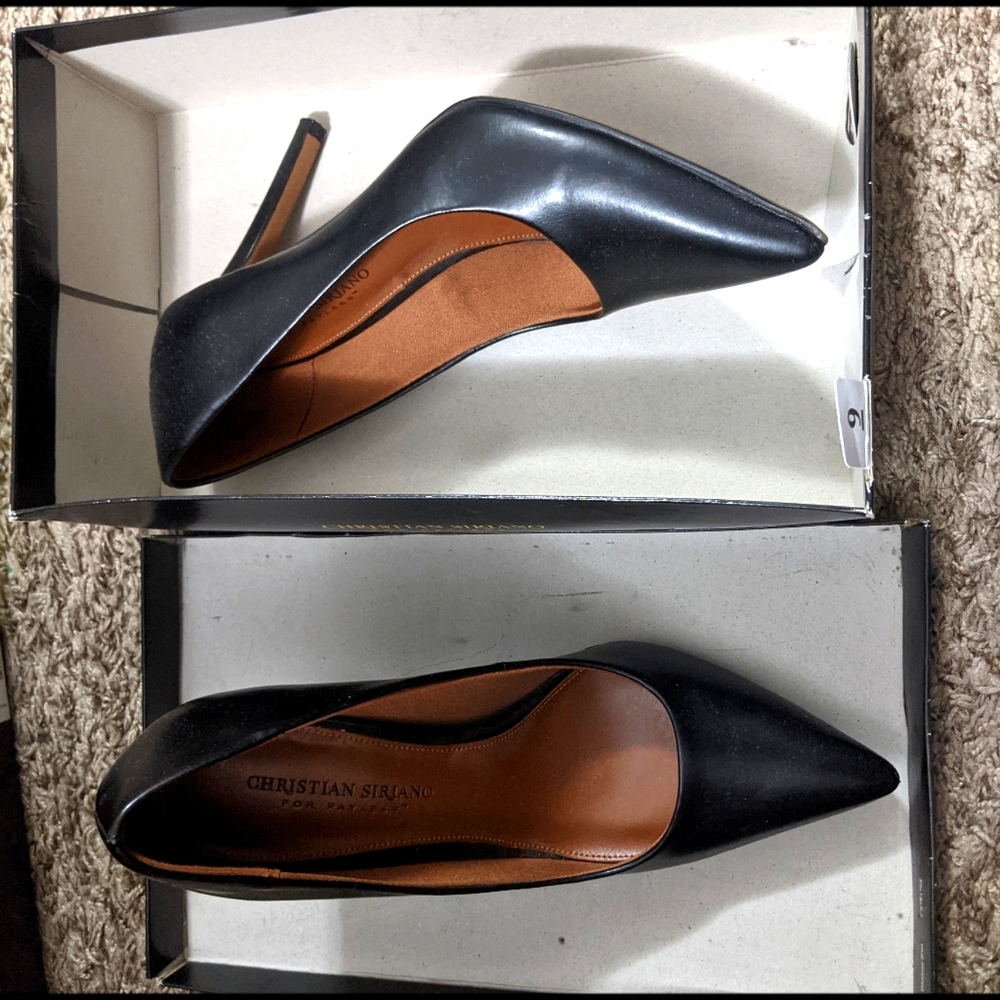 Black high heels